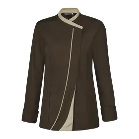 Damen Kochjacke &quot;SAFFRON&quot; L, braun