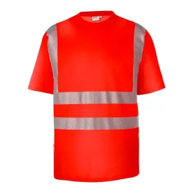 Warnschutz T-Shirt 180g/m² &quot;REFLECTIQ&quot; UV-Schutz XS, warnrot