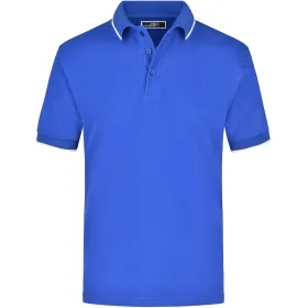 Poloshirt Tipping &quot;JN034&quot; royal/white, L