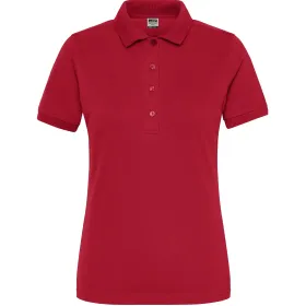 Damen Bio Stretch Polo-Shirt &quot;JN1805&quot; UV-Schutz red, L