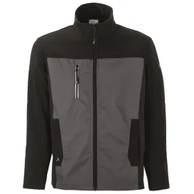 Stretch-Hybridjacke &quot;Norit&quot; 102, schiefer/schwarz