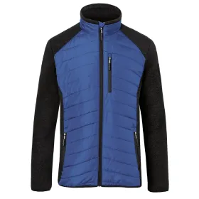 Hybrid-Steppjacke &quot;1342&quot; WEATHER kornblau/dunkelgrau, XXL