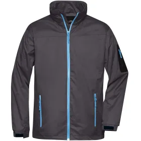 Windbreaker &quot;JN1041&quot; XL, carbon/aqua