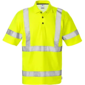 Warnschutz Poloshirt &quot;7025 PHV&quot; UV-Schutz gelb, S