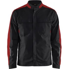 Stretch Bundjacke &quot;4444&quot; Industrie 3XL, schwarz/rot