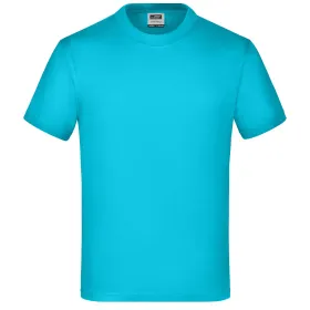 Kinder T-Shirt Basic-T &quot;JN019&quot; turquoise, L