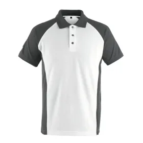 Polo-Shirt &quot;BOTTROP&quot; Unique L, weiß/anthrazit