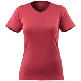Damen T-Shirt &quot;NICE&quot; Crossover 3XL, himbeerrot