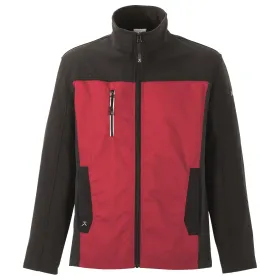 Stretch-Hybridjacke &quot;Norit&quot; rot/schwarz, 54