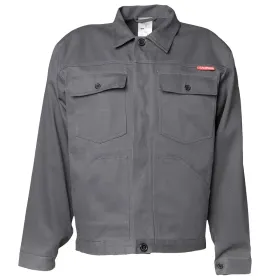 Bundjacke &quot;BW 290&quot; 100% Baumwolle grau, 60