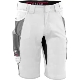 Shorts &quot;IRON&quot; weiß/grau, N74