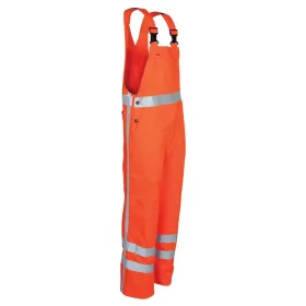 Warnschutz Latzhose &quot;2484&quot; High Visibility orange 58
