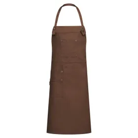Latzschürze Canvas &quot;4049&quot; braun