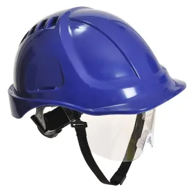 Schutzhelm mit Visier Endurance Plus PW54 Blau