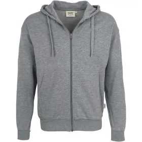 Kapuzen-Sweatjacke &quot;PREMIUM&quot; 300g/m² grau-meliert, XL