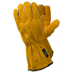 Schweißer-Arbeitshandschuhe 19 gelb,10cm Stulpe 9 (L)