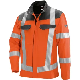 Warnschutz Bundjacke &quot;2012-845&quot; Hi-Vis Comfort warnorange/dunkelgrau, 48/50