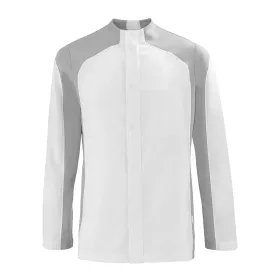 Kochjacke &quot;FRENESIE&quot; L, weiß/grau