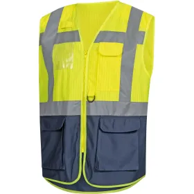 Warnweste Antistatisch &quot;7118&quot; L, gelb/marine