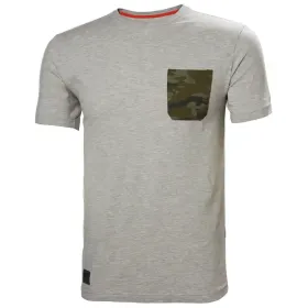 T-Shirt &quot;KENSINGTON&quot; Camo M, grau-melange/camo