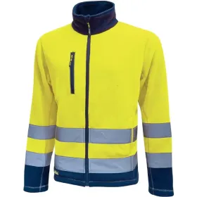 Warnschutz Fleecejacke &quot;BOING&quot; Hi-Light  yellow, L (DE size: M)