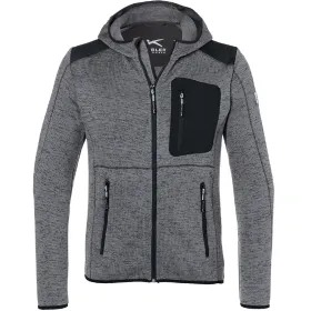 Strickjacke &quot;LIGHT&quot; WEATHER XXL, mittelgrau/schwarz
