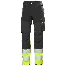 Warnschutz Stretch Bundhose Kl. 1 &quot;ICU BRZ HH CONNECT™&quot; gelb/dunkelgrau, C46