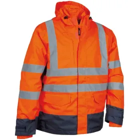 Warnschutz 3in1 Winterparka &quot;TELSEN&quot; Orange, L