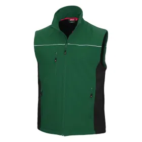 Softshellweste &quot;MOTION TEX LIGHT&quot; XL, grün/schwarz