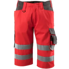 Warnschutz Piratenhose &quot;LUTON&quot; Safe Supreme rot/dunkelanthrazit, C56 (EU 56)