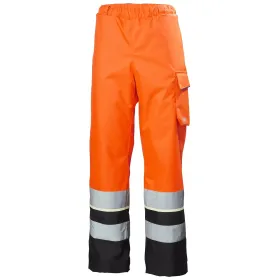 Warnschutz Winterhose Kl. 2 &quot;UC-ME&quot; Nachtleuchtend orange/schwarz, L