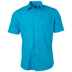 Kurzarm Hemd &quot;JN680&quot; XL, turquoise