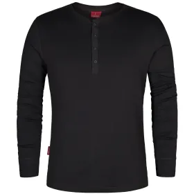Langarmshirt Henley-Grandad &quot;9257-565&quot; Extend XL, anthrazit