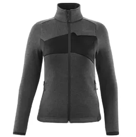 Damen Strickjacke &quot;ACCELERATE&quot; dunkelanthrazit/schwarz, L