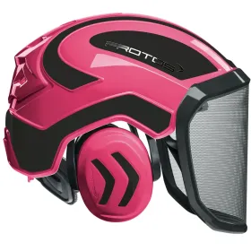 Forsthelm &quot;INTEGRAL FOREST&quot; fein F39 pink/schwarz