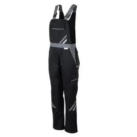 Damen Latzhose &quot;HIGHLINE&quot; 42, schwarz/schiefer/zink