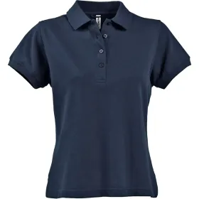 Damen Polo-Shirt &quot;1723 PIQ&quot; S, dunkelblau