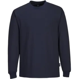ESD Langarmshirt &quot;AS22&quot; marine, S
