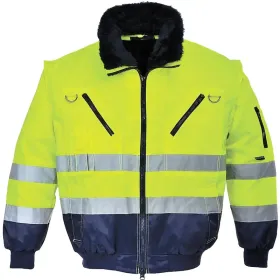 Warnschutz Pilotenjacke 3in1 &quot;PJ50&quot; gelb/marine, XL