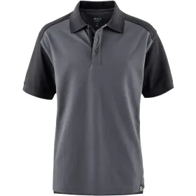 Polo-Shirt &quot;PREMIUM&quot; grau/schwarz, XL