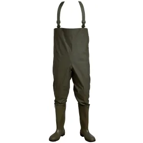 Wathose 600 g/m² &quot;171700&quot; mit langen Stiefeln olive 49/50