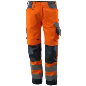 Warnschutz-Hose &quot;KENDAL&quot; Safe Supreme orange/schwarzblau, 90C54