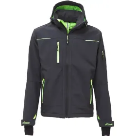 Softshelljacke &quot;SPACE&quot; Performance  asphalt grey/green, L