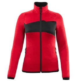 Damen Fleecejacke &quot;ACCELERATE&quot; S, verkehrsrot/schwarz