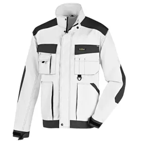Bundjacke &quot;ANTIGUA&quot; Canvas XL, weiß/grau