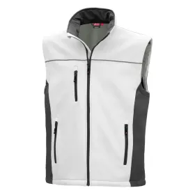 Softshellweste &quot;MOTION TEX LIGHT&quot; L, weiß/grau