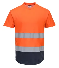 Warnschutz Mesh T-Shirt &quot;C395&quot; XL, orange/marine