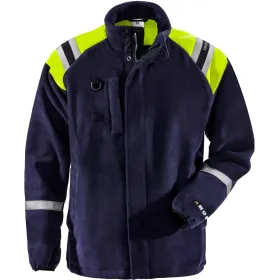 Flamschutz Fleecejacke &quot;4073 ATF&quot; Flamestat marine/gelb XXL
