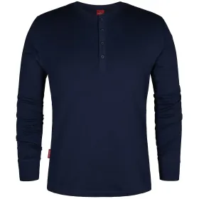 Langarmshirt Henley-Grandad &quot;9257-565&quot; Extend blue ink, M