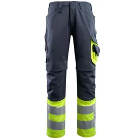 Warnschutzhose &quot;LEEDS&quot; Safe Supreme schwarzblau/gelb, 82C50 (EU 50)
